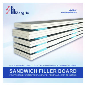 Isolation thermique Panneaux de toiture et de mur d'épaisseur 50mm Panneau sandwich en <span class=keywords><strong>polyuréthane</strong></span> PU - Product Image 2