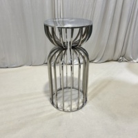 Supports à gâteaux de mariage en acier inoxydable pour événements, fêtes, baby showers, décoration de table à gâteaux