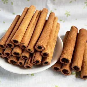 Venta al por mayor hecho a mano 8-10cm elegir calidad superior personalizar especias canela tubo Palitos