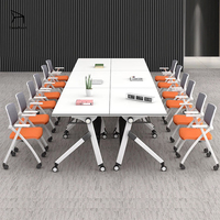 EaseNeat mobilier de bureau pliant formation Table de conférence Mobile multifonctionnel salle de classe collège étudiants école bureau d'étude