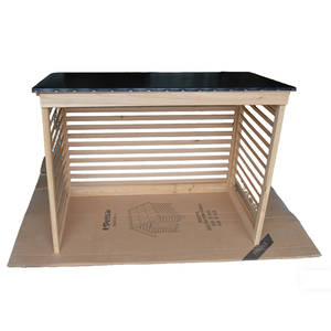 Le meilleur vendeur : Housse de protection <span class=keywords><strong>d</strong></span>écorative pour climatiseur <span class=keywords><strong>extérieur</strong></span> <span class=keywords><strong>en</strong></span> <span class=keywords><strong>bois</strong></span>, écran <span class=keywords><strong>d</strong></span>'intimité pour clôture extérieure - Product Image 4