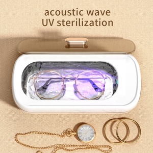 Unique Design 45KHz UV Rays Household Ultrasonic Cleaning Machine Suitable <b>for</b> Glasses <b>Dentures</b> and Jewelry Ultrasonic Cleaning - Product Image 3