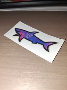 Nouveau 2026 Blnieece Factory Wholesale Autocollant Requin Étanche Décoratif Matériau Dessin Animé Adapté aux Téléphones Mobiles - Product Image 5