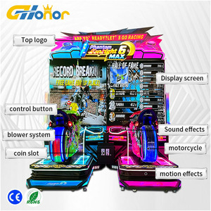 Nouvelle machine de jeu d'arcade de conduite de <span class=keywords><strong>moto</strong></span> vidéo pour enfants, à monnayeur, simulateur de conduite, prix usine, de marque Amusement - Product Image 2