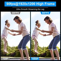 ELP Webcam USB Kecepatan Tinggi 90FPS 2.3MP 1080P UVC AR0234 Global Shutter Kamera Komputer USB untuk PC dengan Lensa Varifokal 2.8-12mm
