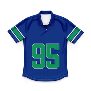 Jersey de fútbol americano nuevo y elegante de alta calidad, poliéster transpirable, personaliza el logo y el nombre, diseño de sublimación completa. - Product Image 5