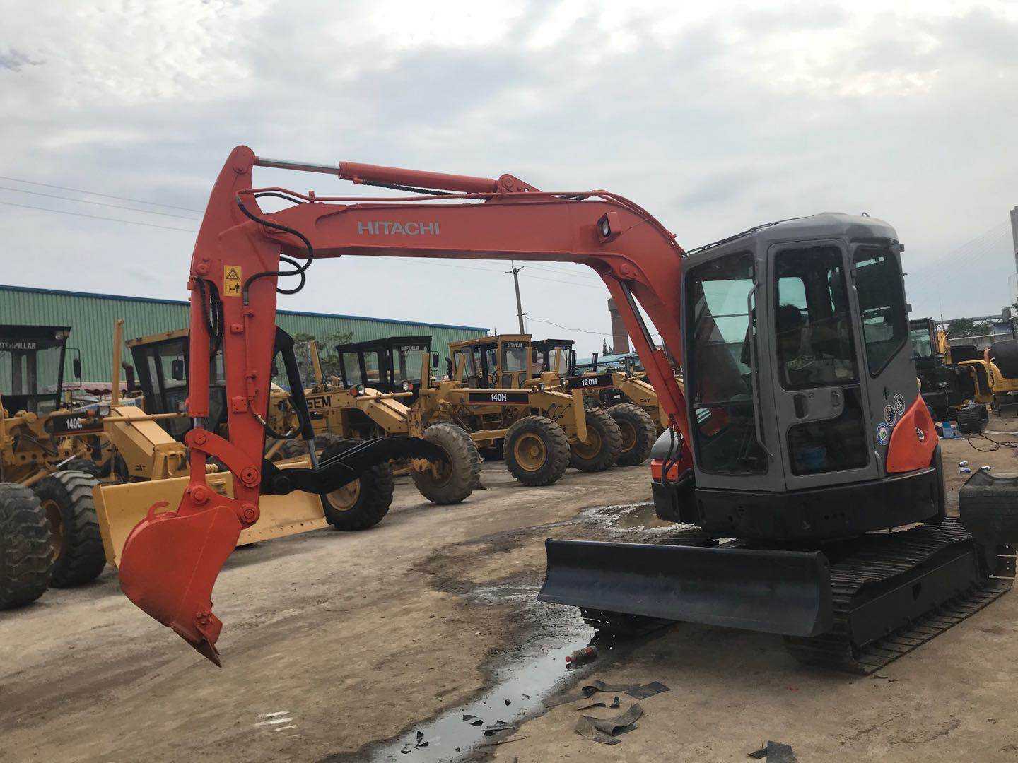Used Mini Excavator Hitachi ZX55UR with Hydraulic Thumb