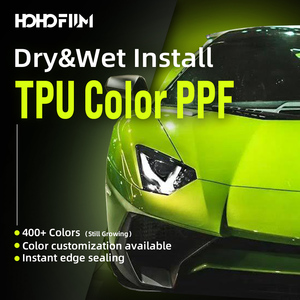 HOHOFILM <span class=keywords><strong>Película</strong></span> Protectora de Pintura TPU de 7.5 <span class=keywords><strong>Mil</strong></span>, Autoadhesiva, para Envolver la Carrocería, Color Amarillo Cromo, <span class=keywords><strong>Película</strong></span> TPU para Cambiar el Color de la Carrocería del Automóvil - Product Image 2