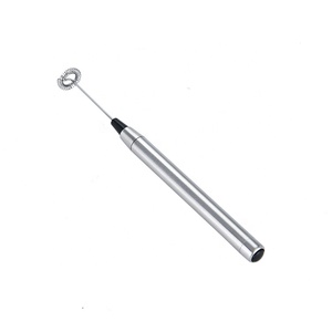 <span class=keywords><strong>Mousseur</strong></span> <span class=keywords><strong>à</strong></span> <span class=keywords><strong>lait</strong></span> électrique portatif en acier inoxydable durable avec design écologique pour mélanger les boissons et battre les œufs - Product Image 5