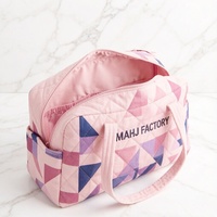Sac de voyage week-end à fermetures éclair, sac de sport extensible fait main avec support pour tuiles de Mahjong et poussoir