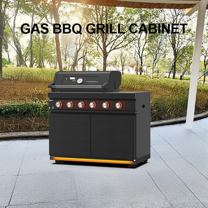 Barbacoa de Gas Boerna de 4 Quemadores con Gabinete, Cocina Exterior Independiente, Cocina Integrada BKQ411001 - Product Image 3