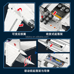 Jie Star Jj9226 2025 Nuevo Escuadrón de Bombarderos Estratégicos Tu-160, Rompecabezas de Juguete Modelo para Niños, 3470 Piezas, Juego de Bloques de Construcción - Product Image 4