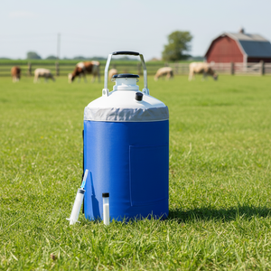 Портативные контейнеры для хранения замороженной жидкости для спермы крупного рогатого скота/коз от 2 до 10 л, криогенный бак для жидкого азота YDS, контейнер для хранения спермы животных - Product Image 3