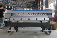 1,6 M Guangzhou 64 pulgadas 1440DPI Plotter impresión Eco solvente chino Eco solvente impresora de inyección de tinta para Flex Banner vinilo pegatina malla