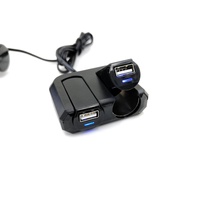 Chargeur de voiture multifonction 3.1A double USB prise allume-cigare pour téléphone portable