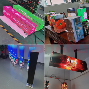 Écran LED GOB 3D P1.86 P3 contrôlé par application, logo/vidéo/texte 3D, 4/5 faces, affichage rectangulaire en cube <span class=keywords><strong>pour</strong></span> la promotion en magasin, la décoration <span class=keywords><strong>de</strong></span> fête - Product Image 5