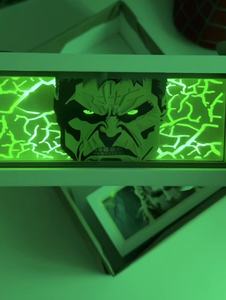 ฟิกเกอร์แอ็กชันกลอนแมงมุมในตำนานกล่องไฟ LED ไม้สำหรับนักเรียนของขวัญจบการศึกษา - Product Image 2