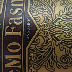 Autocollants d'étiquette de vin en papier texturé de luxe privé auto-adhésif personnalisé en gros - Product Image 5