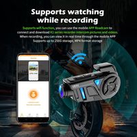 Système Interphone Moto Bluetooth EJEAS K1 1000m MESH avec Caméra 2K WiFi pour Casque Moto