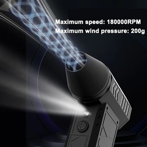 Ventilateur turbo portatif ultra-puissant 110000 tr/min, souffleur d'air, ventilateur turbo-jet électrique, sécheur de voiture - Product Image 2