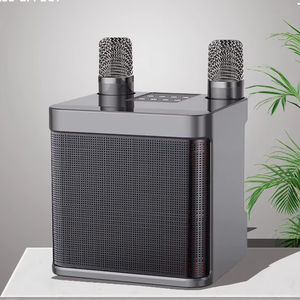 KD-203 Mini haut-parleur karaoké micro YS-203 haut-parleur Bluetooth avec microphone double micro ensemble karaoké haut-parleur maison YS203 - Product Image 1