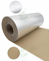 Papier métallisé Feuille d'aluminium Scrim Rouleaux de papier laminé Papier kraft imperméable pour la construction