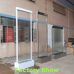 Trang trí đám cưới Backdrop thác nước chào đón dấu hiệu đứng đài phun nước thủy tinh tường phân vùng phòng Divider - Product Image 6