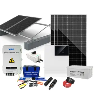 2024 beliebte Solaranlage 10 kW Hybrid USA komplettes Kit-Panel für Solaranlage Voll paket 5kW am Netz