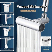 Aérateur de robinet rotatif extensible, tête de pulvérisation de robinet de cuisine remplaçable, débit de cascade extensible
