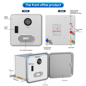 غلاية غاز البروبان DC12V سعة 8 لتر و 10 لتر و 6pg بدون خزان غاز ساخن لـ RV Caravan Campervan - Product Image 2