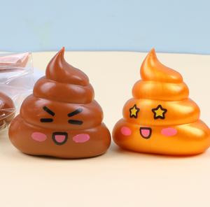 Diseño <span class=keywords><strong>de</strong></span> <span class=keywords><strong>caca</strong></span> PVC Squishy Squeeze Fidget juguetes sensoriales para aliviar el estrés para niños niñas 5 7 años favores <span class=keywords><strong>de</strong></span> fiesta máquina expendedora <span class=keywords><strong>broma</strong></span> - Product Image 2
