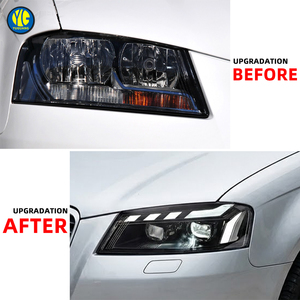 Phares LED YU GUANG pour <span class=keywords><strong>Audi</strong></span> <span class=keywords><strong>A3</strong></span> <span class=keywords><strong>8P</strong></span> Sportback 2008-2012 – Amélioration des <span class=keywords><strong>feux</strong></span> <span class=keywords><strong>avant</strong></span> RS3 12V avec <span class=keywords><strong>feux</strong></span> de jour - Product Image 3