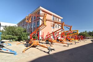 핫 세일 맞춤형 부하 용량 전기 견인 스파이더 붐 리프트 남자 리프트 기계 새로운 조건 - Product Image 2