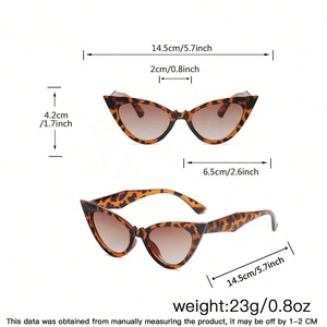 [RTS] Mode Sexy Petit Cadre Cat Eye Lunettes De Soleil Unisexe En Plein Air Plage Vacances UV400 PC Lentilles - Product Image 4