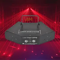 Профессиональный клубный лазер 500 МВт лазерный движущийся головной свет Dj лазерные огни