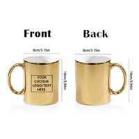 Mug à café en céramique vierge pour sublimation, tasse personnalisée avec logo et motif, cadeau promotionnel d'entreprise pour la vente en gros
