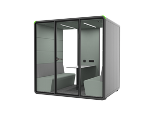 Cabine de bureau modulable en gros, cabine de réunion mobilisée 4 places, cabine de bureau mobile pour l'intimité avec haute réduction du bruit pour immeuble de bureaux - Product Image 6