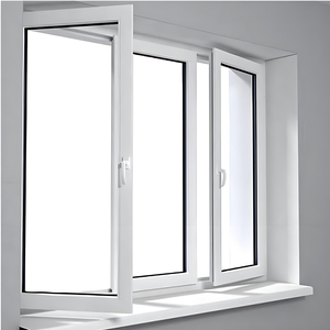 Fenêtres à battant en PVC Double vitrage Prix de fenêtre <span class=keywords><strong>réfractaire</strong></span> en acier plastique économe en énergie - Product Image 3