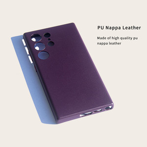 Thiết Kế Mới Tùy Chỉnh Cao Cấp Nappa Da Samsung Điện Thoại Trường Hợp Với Khe Cắm Thẻ Nhớ Điện Thoại Trường Hợp Đối Với Samsung Galaxy S23 Siêu Trường Hợp - Product Image 4