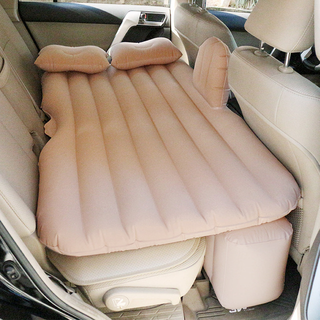 Modern Inflatable PVC Air Mattress for Car Back Seat Travel Furniture Sports & Entertainment