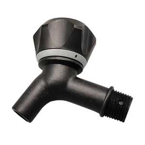 Échantillon gratuit en stock, prix bas, robinet en plastique noir pour salle de bain, jardin et cuisine - Product Image 1