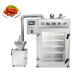 Ahumador de carne, máquina eléctrica Industrial para fumar pescado, proveedor profesional de China