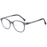 Gafas Ópticas Cuadradas Unisex, Montura Elástica Suave de TR90, Lentes Transparentes Resistentes a las Roturas, Flexibles y Plegables, para Uso Diario