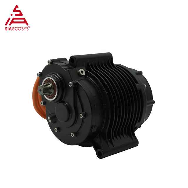 New Arrival SIAXDJ138A-80 72V 3500W Mid Drive Motor 13000W Peak 52N.m Torque with Gearbox for Electric Vehicles