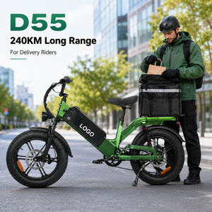 Vélo électrique à pneus larges de 20 pouces, autonomie de 240 km, cadre en aluminium, vélo électrique de ville, vélo électrique cargo 60V pour les livreurs - Product Image 1
