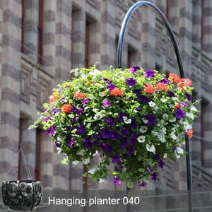 Système d'irrigation hydroponique pour paniers suspendus, paniers suspendus demi-ronds pour fleurs, jardin vertical - Product Image 2