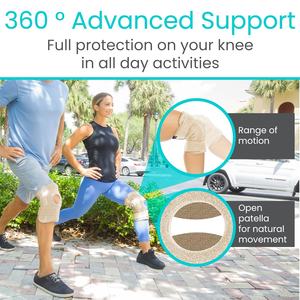 ปลอกพยุงเข่าแบบบานพับช่วยลดการฉีกขาด ACL MCL meniscus-น้ำหนักเบาระบายอากาศได้ใส่สบายห่อสะบ้าเปิดที่มีความคงตัวด้านข้าง - Product Image 5