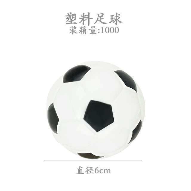 Plastic soccer ball