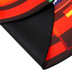 الكلمة المكتبية غير المنسوجة المطبوعة باللون الأحمر والأسود للعب السجادة - Product Image 2