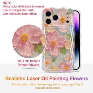 IMD in sơn dầu Hoa chống sốc từ trường hợp điện thoại cho <span class=keywords><strong>Iphone</strong></span> 17 16 15 Pro Max đầy đủ từ trường hợp điện thoại cho <span class=keywords><strong>iPhone</strong></span> - Product Image 5